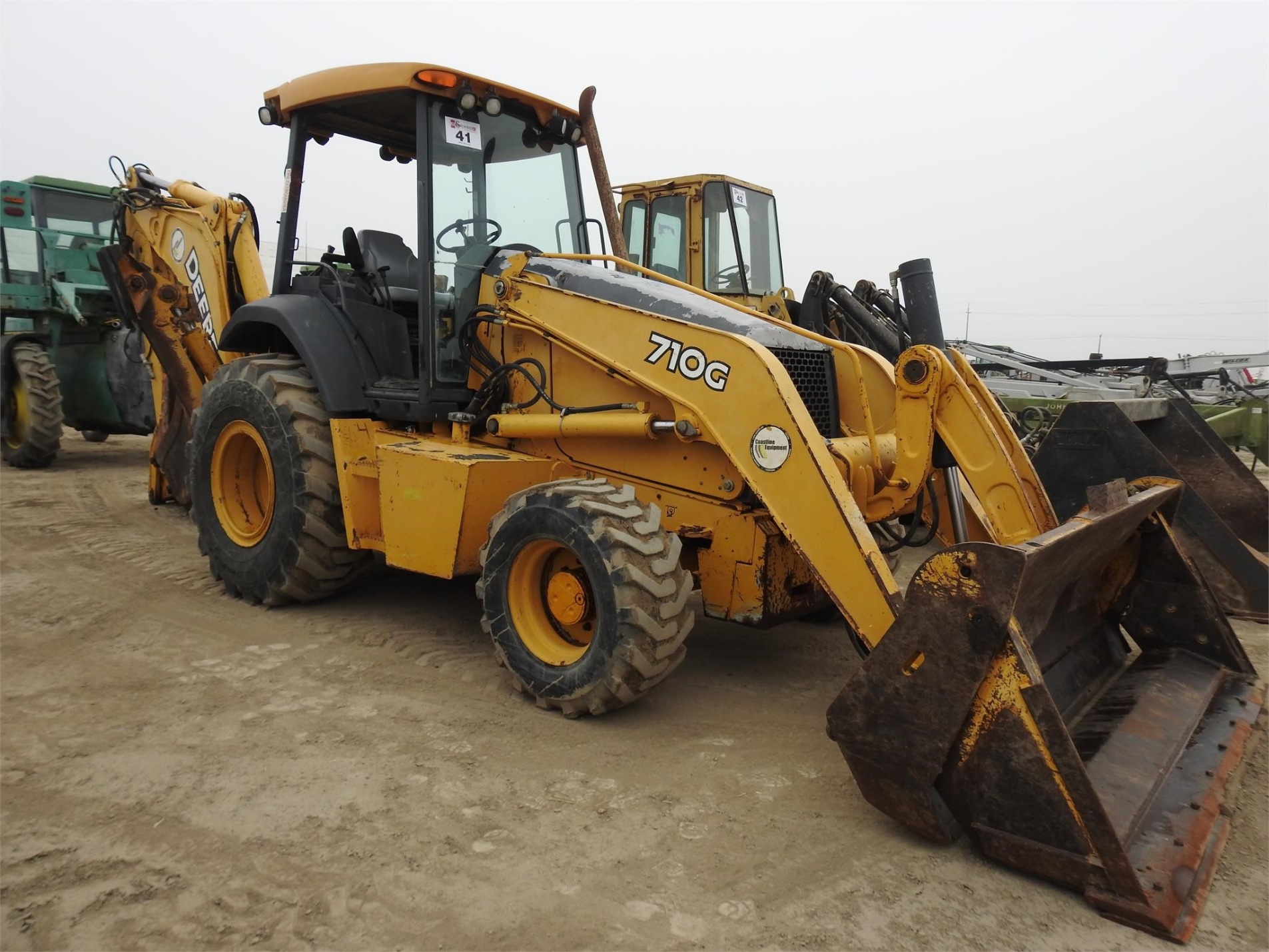 SOLD 2007 John Deere 710G Construction Backhoe Loaders Tractor Zoom